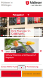 Mobile Screenshot of malteser-goettingen.de